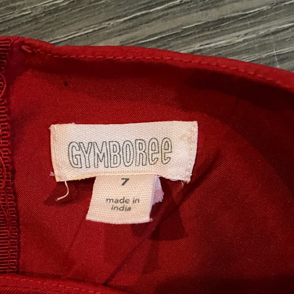 Gymboree Red Ruffle Kids Dress - Picture 2 of 8
